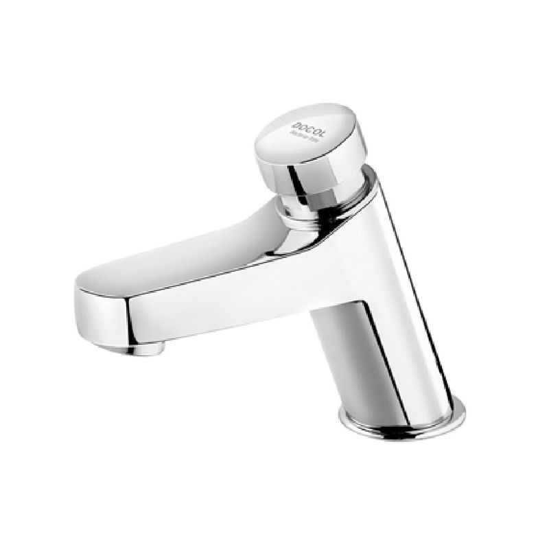 Torneira-de-Mesa-para-Banheiro-PressMatic-Com-Registro-de-Tempo-Cromada-Docol