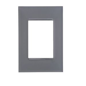 Placa 3P 4x2 Cinza Pial Plus+ Legrand