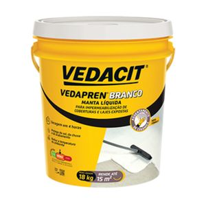 Manta Líquida Vedapren 18kg Branca Vedacit