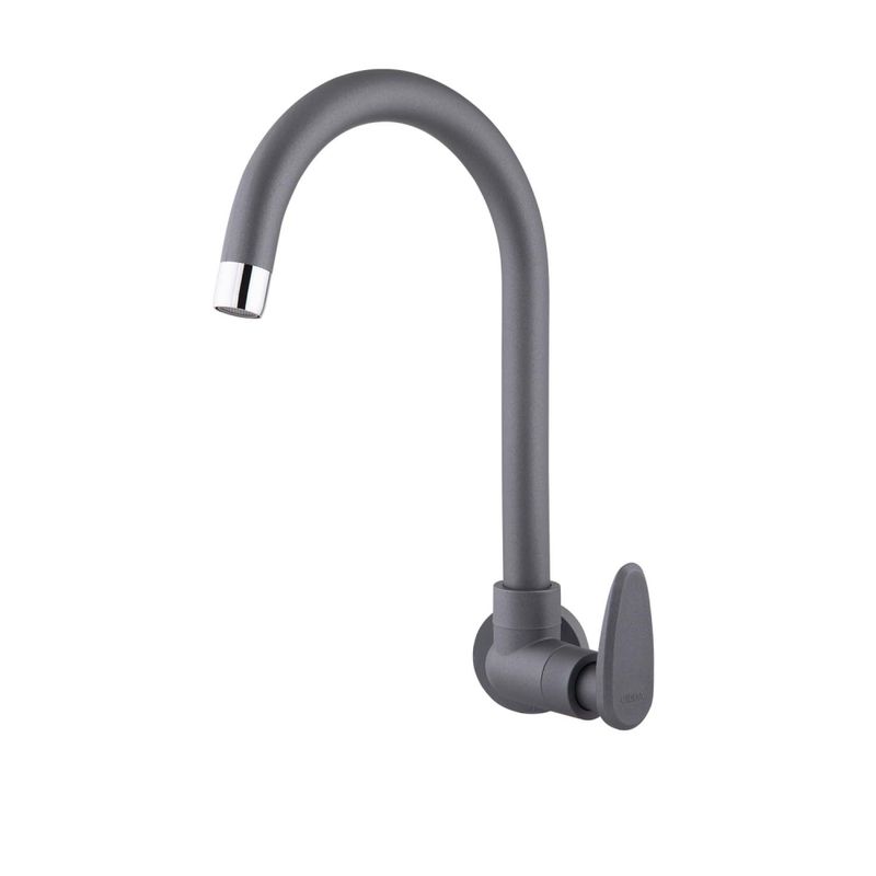 Torneira-de-Parede-para-Cozinha-Bica-Movel-1-4-Allure-Decore-Cinza-Fosco-Viqua