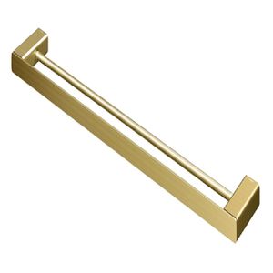 Porta-toalhas Duplo DocolFlat Ouro Escovado Docol