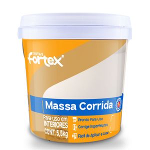 Massa Corrida PVA 5,5Kg Fortex