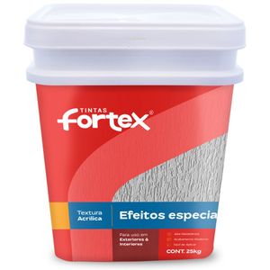 Textura Acrílica Grafiato Rústica Marfim Suave 25Kg Fortex
