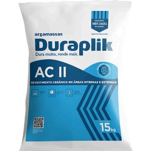 Argamassa ACII 15kg Duraplik