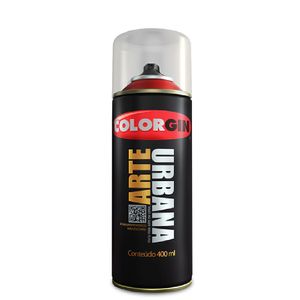 Tinta Spray Arte Urbana Preto 350ml Colorgin