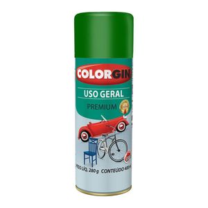 Tinta Spray Uso Geral Verde 400ml Colorgin