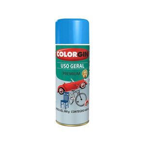 Tinta Spray Uso Geral Azul Médio 400ml Colorgin