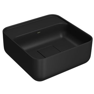 Cuba de Apoio 30cm Quadrada Com Mesa Ébano Fosco Deca