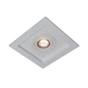 Plafon Embutir 17,5X17,5 Quadrado 1XPAR20 Branco Texturizado Usina Design