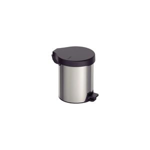 Lixeira com Pedal Aço Inox Acabamento Polido 5L Tramontina