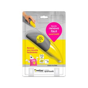 Rejunte Renova Fácil Cinza Platina 120ml Quartzolit