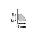 Meia-Cana-17mm-601-SL11-16-1-4-Branco-Santa-Luz