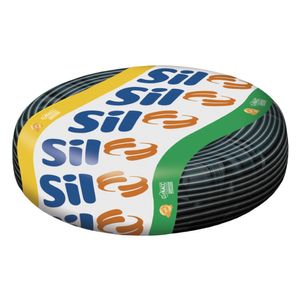 Cabo Flexível Pocket Preto 4mm x 15m Sil