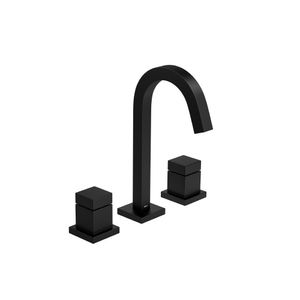 Misturador de Mesa para Lavatório Bica Alta Cubo Back Matte Deca