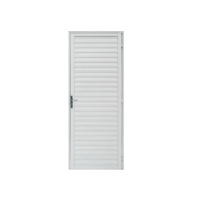 Porta-de-Giro-Veneziana-210x080m-Vidro-Liso-Lado-Direito-Branco-Quality-Esquadria