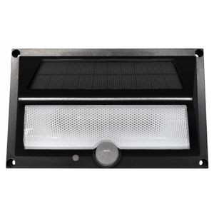 Arandela 18593 Solar ABS com Sensor Preto Ecoforce