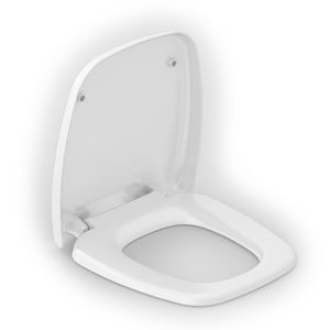 Assento Fit Soft Close PP Branco Celite
