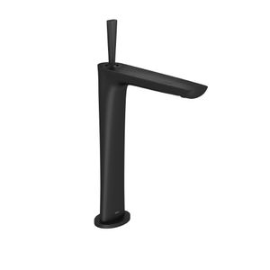 Misturador Monocomando com Textura Bica Alta para Lavatório Lk Black Matte Deca