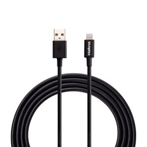 Cabo 1,2m Lightning USB Preto Intelbras