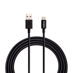 Cabo 1,2m USB-C Preto Intelbras