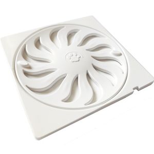 Grelha para Ralo Quadrada PVC Branco 150mm Tigre