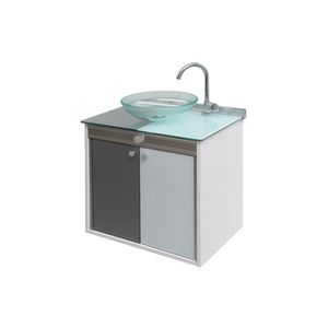 Gabinete Cris Duo 62,5x40cm com Cuba Cris Metal