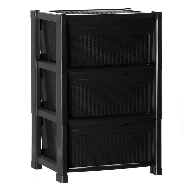 Gaveteiro-com-3-Gavetas-Rattan-Preto-Topplast