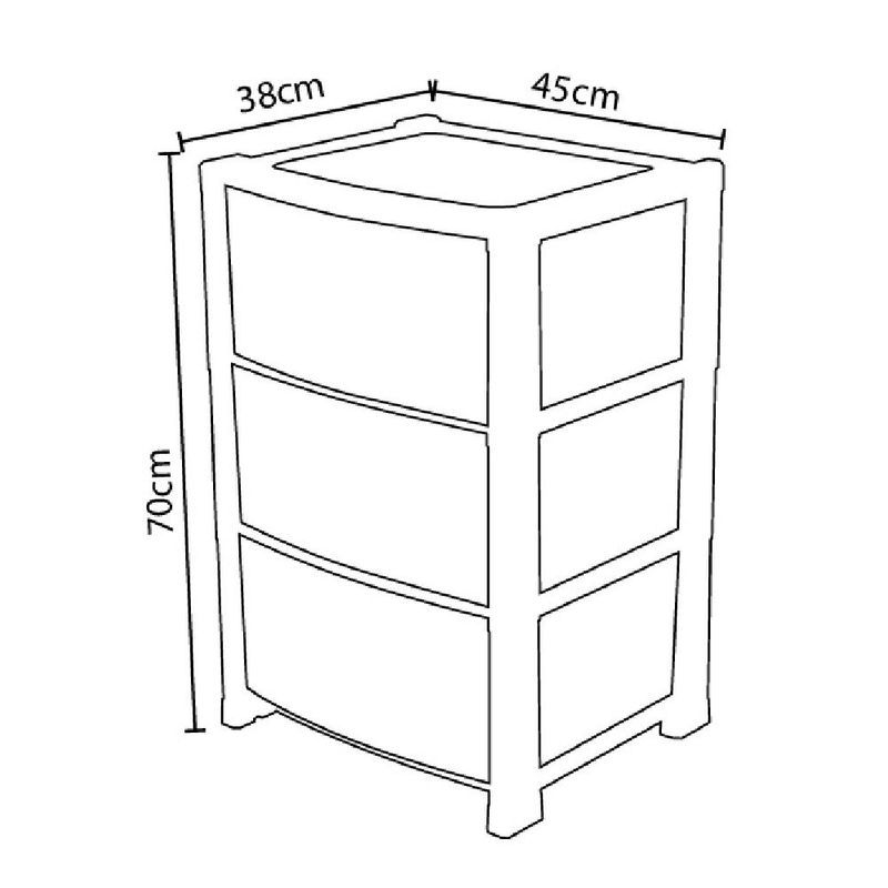 Gaveteiro-com-3-Gavetas-Rattan-Branco-Topplast