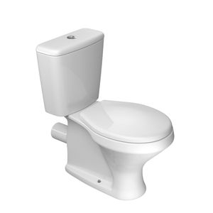 Bacia para Caixa Ravena 3/6L Saída Horizontal Branca Deca
