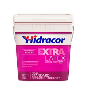 Tinta Extralatex Rosa Grená 15L Hidracor