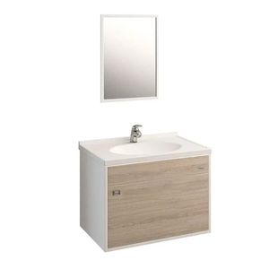 Gabinete 56X41X35cm Para Banheiro Kit Allure Delicato Com Espelho Policlass