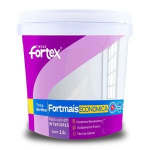 Tinta Fortmais Branco Neve 3,6L Fortex