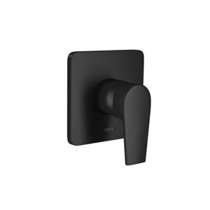Acabamento Monocomando para Chuveiro de Alta/Baixa Pressão Level Black Matte Deca
