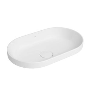 Cuba de Sobrepor Oval 50x30cm Slim Branco Deca