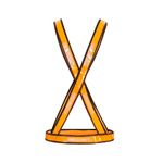 Colete-X-Laranja-Branco-Refletivo-Delta