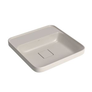 Cuba de Sobrepor 40cm Quadrada com Mesa Slim Barbante Deca