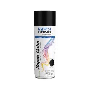 Tinta Spray 350ml Preto Alta Temperatura Tekbond