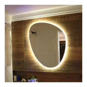 Espelho Orgânico Com Led 70x50cm Mglass