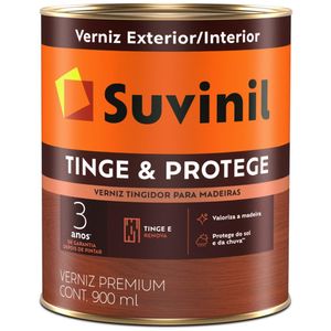 Verniz Proteção Dupla Tingidor Brilhante Imbuia 900ML Suvinil