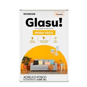 Tinta Glasu 18L Muda Fácil Fosco Palha Suvinil