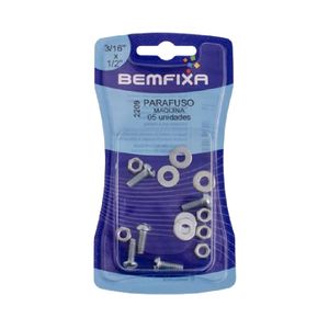 Parafuso Para Máquina 3/16x1/2" Bemfixa