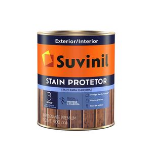 Verniz Stain Protetor Acetinado Mogno 0.9L Suvinil