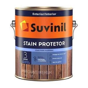 Verniz Stain Protetor Acetinado Natural 3.6L Suvinil