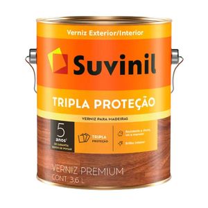 Verniz Tripla Proteção Filtro Solar Brilhante Natural 3,6l Suvinil