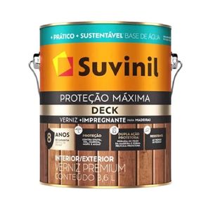 Verniz Máxima Proteção Deck 3,6l Acetinado Natural Suvinil