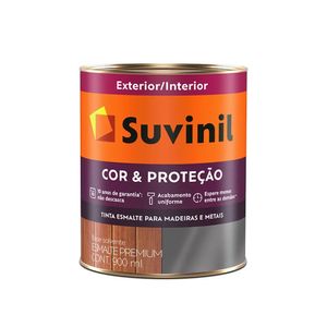 Tinta Cor e Proteção Brilhante Preto 0.9L Suvinil