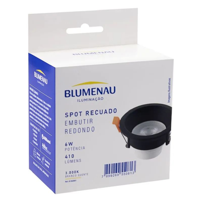 spot-led-embutido-6w-redondo-recuado-3000K-blumenau-2