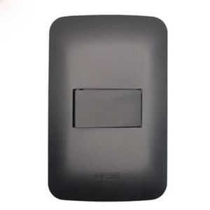 Interruptor MDL Simples 10A 250V Black Canoa Romazi