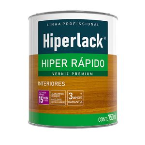Verniz Hiper Rápido Incolor 750ml Hiperlack