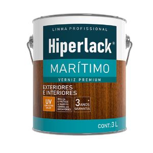 Verniz Marítimo Acetinado 3L Hiperlack
